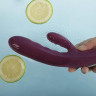 Возвратно-поступательный вибратор со стимулятором клитора SVAKOM AVERY LILAC S59